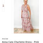 anna cate Pink Tiered Maxi Dress Photo 6
