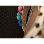 Betsey Johnson  Koko wedge sandal in white multi with polka dots 10 Photo 8