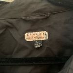 Giacca Women’s Black Trench Coat Size L Photo 3