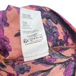 Anthropologie  The Somerset Puff-Sleeve Maxi Dress Floral Orange Purple Small Photo 10