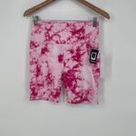 Gottez Peach Skin Collection Pink Tie Dye High Waist Athletic Shorts Size M Photo 1