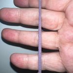 Handpainted “H” Initial Charm‎ Necklace Green Photo 6