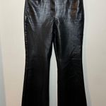 Wilfred Free Wilfred- The Melina Flare Pant Black Vegan Leather High-Rise Photo 2