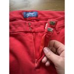 Old Navy Women Red Harper Mid-Rise Career Pants Size 8 Regular Colorful Career Photo 6