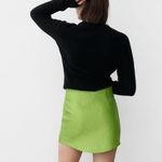 ZARA NEW W TAGS  TEXTURED WEAVE MINI SKIRT small S 9479283 Photo 2