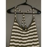 Derek Heart Green White Stripe Rope Tank Top Size 2X Photo 2