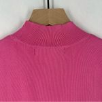ANIMALE Pink Ribbed Stretch Knit Sleeveless Mock Neck Top Size M Size M Photo 6