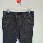 James Perse  Gray Utility Elastic Drawstring Waist Crop Pants Photo 1