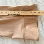 Free People  Ari Faux Suede Long Shirt Dress Gold Button Front Flare Sleeve Sz XS Photo 10