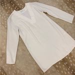 Amanda Uprichard  white v-neck long sleeve dress women’s size medium Photo 2