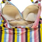 Isabel Maternity by Ingrid & Isabel Multicolor Striped One Piece Swimsuit Large Pink Size undefined Photo 2
