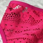 Kenneth Cole  Reaction Crochet Lace Hipster Bikini Bottom Pink size Large NEW Photo 11