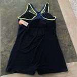 Boyleg Racerback One Piece Swimsuit Athletic Full Coverage Swimwear Lap Swimmin Black Size L Photo 6