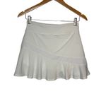 CAMEL CROWN Athletic Tennis Skirt White Mesh Skort Pocket Women Size Small Photo 9