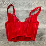Victoria's Secret NWT Victoria’s Secret Dream Angels Unlined Lace-Up Corset Top Photo 5