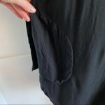 Cloth & Stone • Solid Black V Neck Long Sleeve Pocket Dress Photo 56