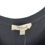 Madewell  Mixed Poplin Scoopneck Maxi Dress Black Plus Size XXL NWT Capsule Photo 6