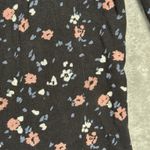 Bella Dahl Bella Dahl Shirt Womens Medium Black Pink Dark Floral Flowers Button Up Cottage Photo 6