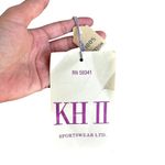 NWT KHII Blazer Aqua Pink Size 14 Palm Print 3/4 Sleeve Shoulder Pads Vintage Blue Photo 6