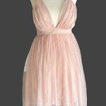 Haute Monde plunging neck tulle dress Photo 8