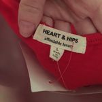 NEW red ruffle sleeve dress holiday christmas Size L Photo 2