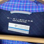 Columbia  Omni Shade Sun Protection Plaid Button Down Shirt Large Outdoors Hiking Photo 5