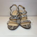 Kate Spade ‎ Snakeskin Pattern Wedges Sandals Size 7 B Photo 4