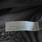 Commando  Velvet Crewneck Sweatshirt Smocked Medium Black Photo 3