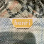 Vintage thick flannel shirt from henri Brown Photo 4