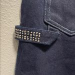 Juicy Couture  Jeans "Abbot” Y2K High Rise Wide Leg Carpenter Bedazzled Sz 11/30 Photo 3