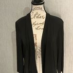 Susan Graver  Black Open Front Cardigan Size XL Photo 2