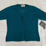 Vintage Boutique Cardigan Top Blue Size M Photo 0