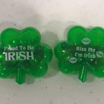 Proud to be Irish and Kiss Me I’m Irish Pins Photo 1