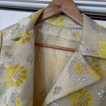 Yellow And Silver Floral‎ Jacket Size undefined Photo 2