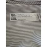 Eileen Fisher Organic Cotton T Shirt Dress Size L Gray White Stripe Minimalist Photo 7