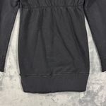 Hard Tail Forever Double Zip Long Black Hoodie Dress Small Photo 10