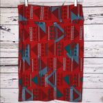 LuLaRoe  NWT Size XL Red & Gray Geometric Cassie Straight Pencil Skirt Photo 0