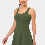 Halara Square Neck Side Pocket 2-Piece Mini Flare Dress Set Photo 1