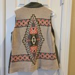 Blu Pepper  Army green and knit vest jacket Photo 5