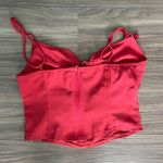Pretty Little Thing Red Corset Top Photo 2