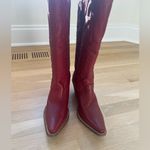 Dingo  Womens Raisin Kane Embroidered Snip Toe Casual Boots Mid Heel 2-3" 9.5 Photo 1