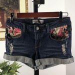 Iris  Jeans Cut Off Shorts Modern Vintage Black Stone Washed Size Small Photo 1