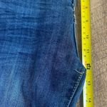 Pink Label Retro Inspired Jeans Juniors Size 7 Distressed Flare Raw Hem Festival Blue Photo 8