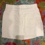 Gap  White Denim Skirt Mini Cut-Off Photo 1