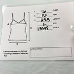 Gap  Womens Cami Tank Large Y2K Preppy Clean Girl Capsule Wardrobe Layering Photo 7