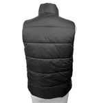 Adrienne Landau Women's Black Reversible Faux Fur Zip Up Puffer Vest Coat Size S Photo 4