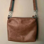 Burano Vegan Leather Crossbody Bag Tan Photo 3