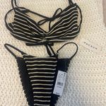 PacSun  Swim Striped Backless Bikini NWT Photo 0