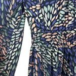 Shoshanna  Tiered Embroidered Zanita Multicolor Long Sleeve Midi Dress Size 2 Photo 12