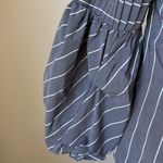 Alpha & Omega  Striped Balloon Sleeve Top Photo 3